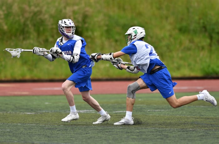 Oregon high school boys lacrosse 2022 all star game Taylor Balkom 28